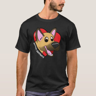 Jag älskar min tyska herdemörkTShirt Tröja
