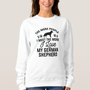 Jag älskar min tyska schäferhund t shirt