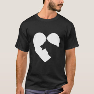 Jag älskar min tyska schäferhundvalp t shirt