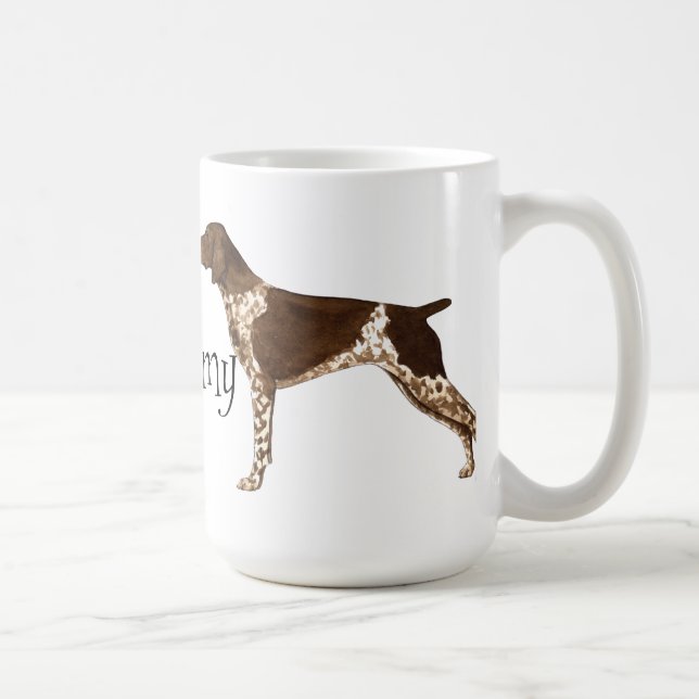 Jag älskar min tyska Shorthaired pekare Kaffemugg (Höger)