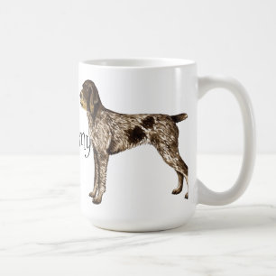 Jag älskar min tyska Wirehaired pekare Kaffemugg