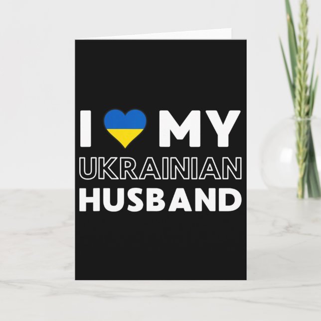 Jag älskar min ukrainska hund  kort (Framsida)