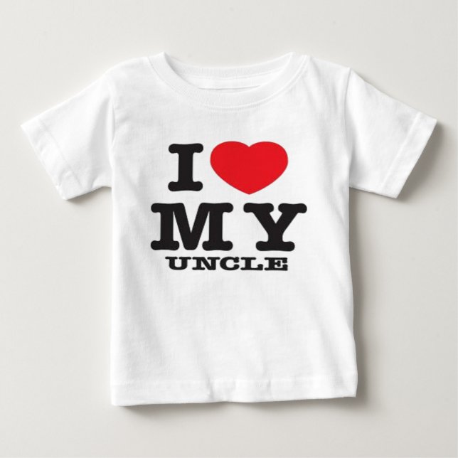 Jag älskar min Uncle (överhalningen & Dom bor Tee Shirt (Framsida)