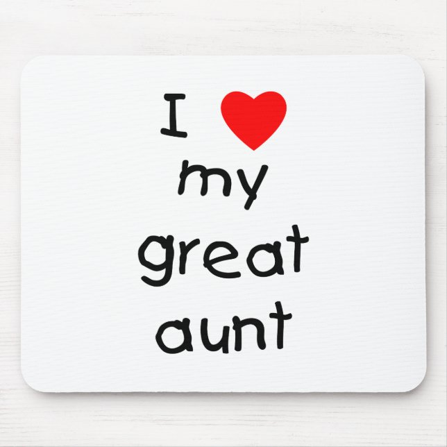 Jag älskar min underbara moster musmatta (Framsidan)