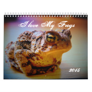 Jag älskar min utskrivavna kalender för grodor