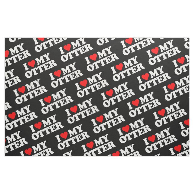 JAG ÄLSKAR MIN UTTER TYG (Fat Quarter)