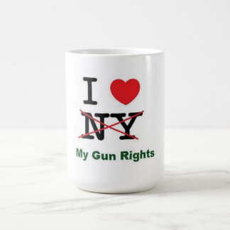 Jag älskar min vapenrättigheter kaffemugg