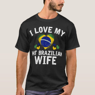 Jag älskar min varma brasilianska idé för t shirt