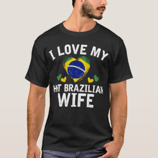 Jag älskar min varma brasilianska idé för t shirt