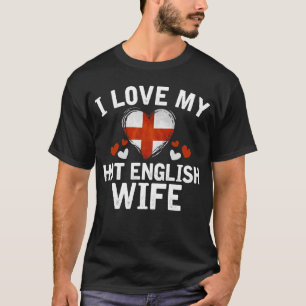Jag älskar min varma engelska idé för t shirt