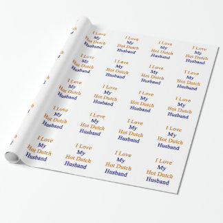 Jag älskar min varma holländska make presentpapper