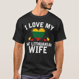 Jag älskar min varma litauiska idé för t shirt