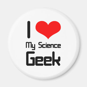 Jag älskar min vetenskapsgeek magnet