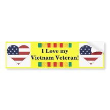 Jag älskar min Vietnam veteranbildekal