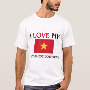 Jag älskar min vietnamesiska pojkvän t-shirt