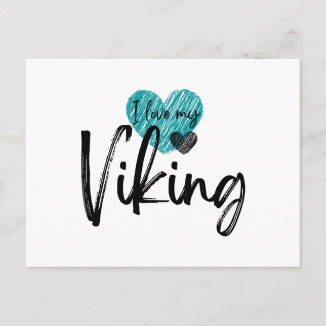 Jag älskar min Viking  Vykort (Framsida)