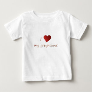 Jag älskar min vinthundspädbarnt-skjorta t shirt