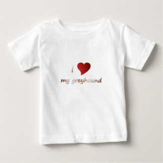 Jag älskar min vinthundspädbarnt-skjorta t shirt