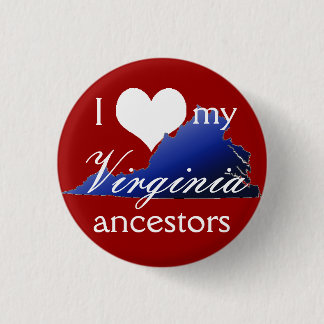 Jag älskar min Virginia förfäder knäppas Knapp