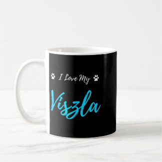 Jag älskar min Viszla Kaffemugg