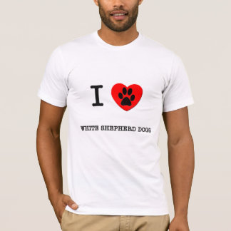 JAG ÄLSKAR MIN VITHERDEHUNDAR TEE SHIRT