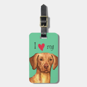 Jag älskar min Vizsla Bagagebricka