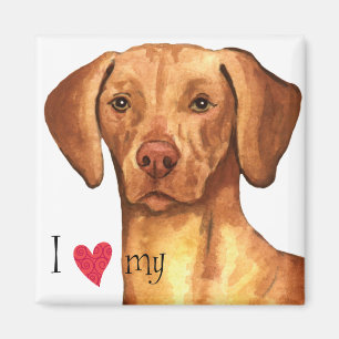 Jag älskar min Vizsla Magnet
