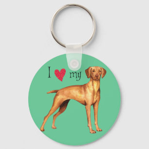 Jag älskar min Vizsla Nyckelring