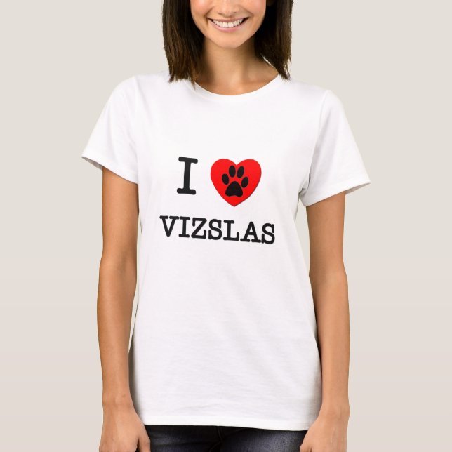 JAG ÄLSKAR MIN VIZSLAS TEE (Framsida)