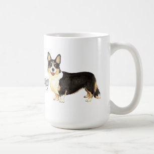 Jag älskar min walesiska Corgi för koftan Kaffemugg