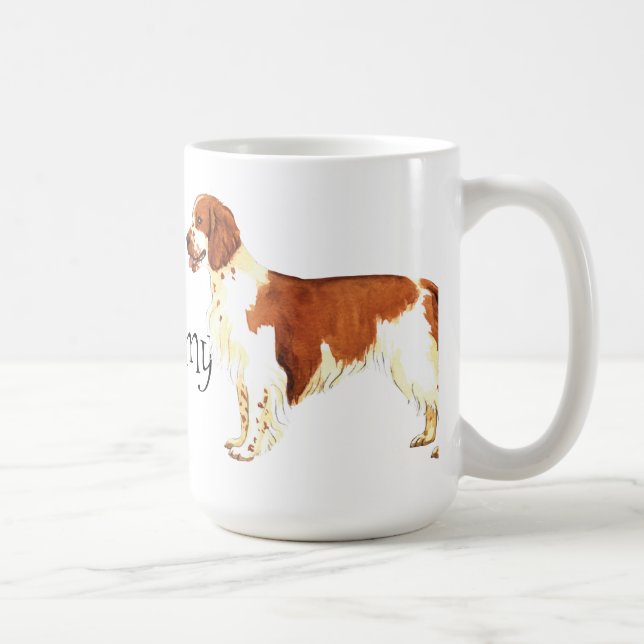 Jag älskar min walesiska SpringerSpaniel Kaffemugg (Höger)