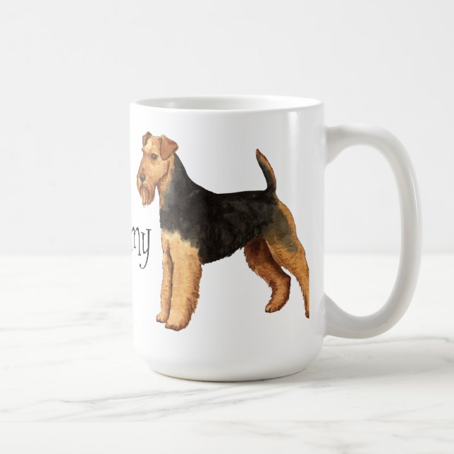 Jag älskar min walesiska Terrier Kaffemugg (Höger)