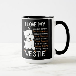 Jag älskar min Westie Mugg