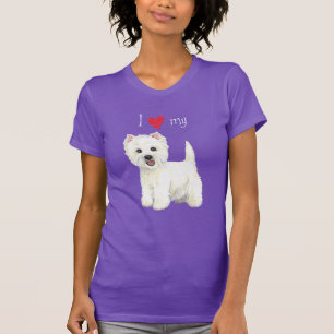 Jag älskar min Westie T-shirt