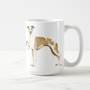 Jag älskar min Whippet Kaffemugg
