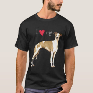 Jag älskar min Whippet T-shirt