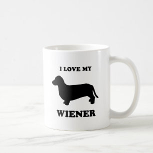 Jag älskar min wiener 2 kaffemugg