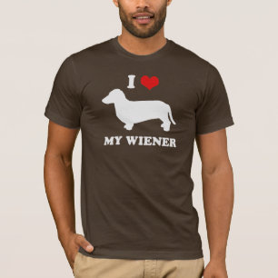 Jag älskar min wiener t-shirt