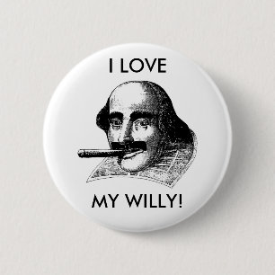 JAG ÄLSKAR MIN WILLY! KNAPP