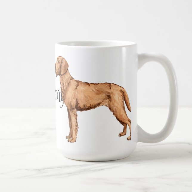 Jag älskar min Wirehaired Vizsla Kaffemugg (Höger)