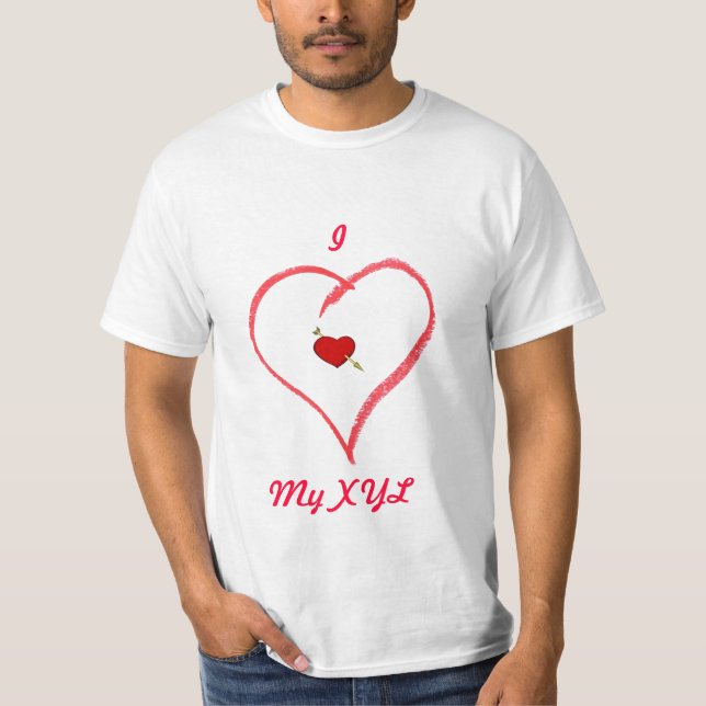 Jag älskar min XYL T Shirt (Framsida)