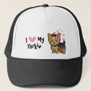 Jag älskar min Yorkshire Terrier (kort hår med Keps