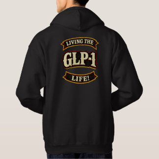 Jag älskar mina GLP-1:or/Lever GLP-1-livet Hoodie