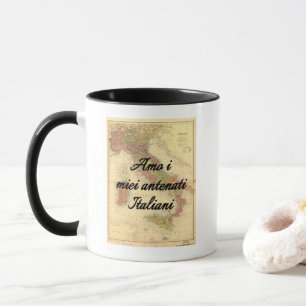 Jag älskar mina italienska förfäder   Anpassad mug Mugg