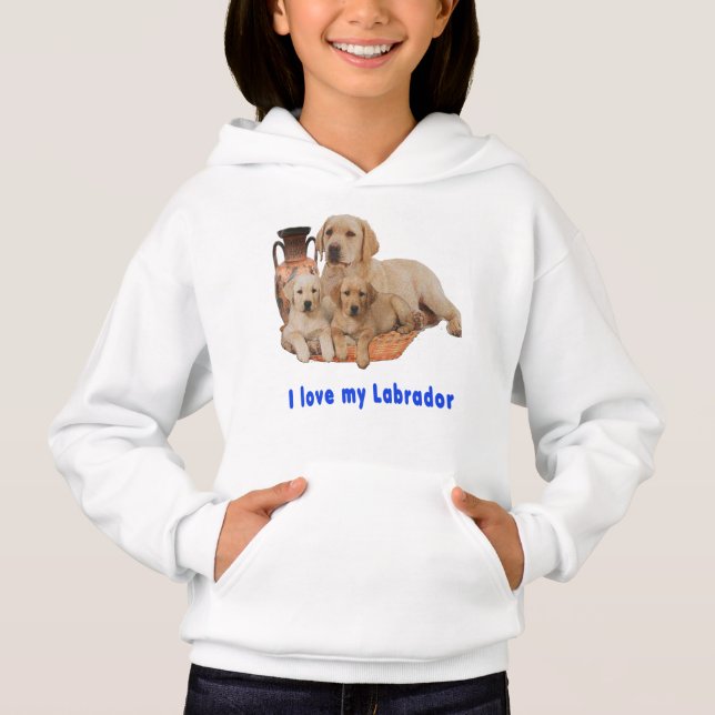 Jag älskar mina Labrador-tröjor T Shirt (Framsida)