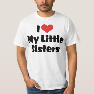 Jag älskar mina små systrar tee shirt