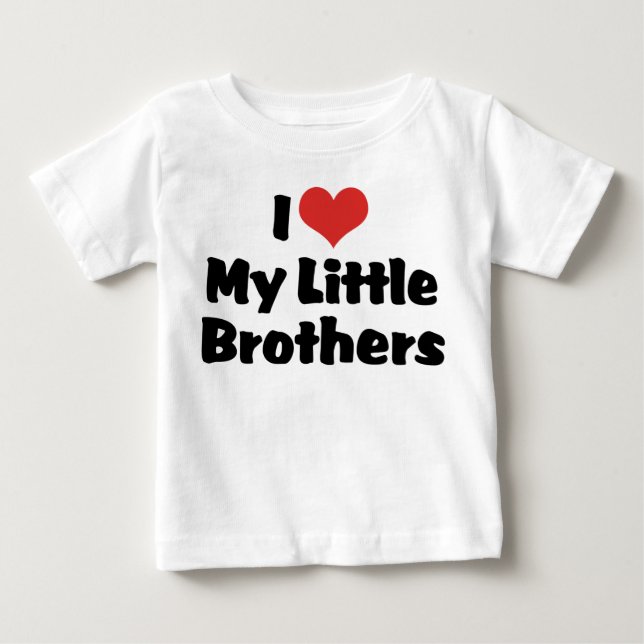 Jag älskar mina småbröder tee shirt (Framsida)