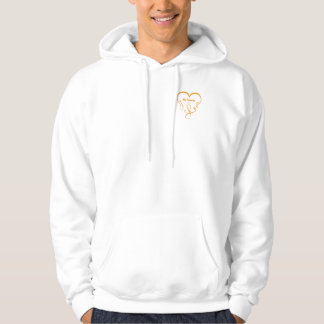 Jag älskar mina vänner - kramar hoodie