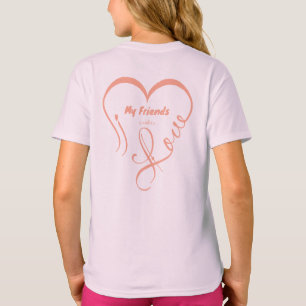Jag älskar mina vänner - Kramar T Shirt