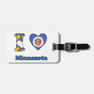 Jag älskar Minnesota Bagagebricka